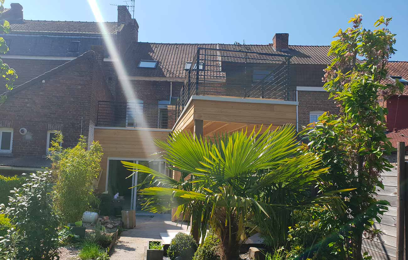 Photo d'une Extension & Réhabilitation d'une maison à Merville (59660) près de Lille