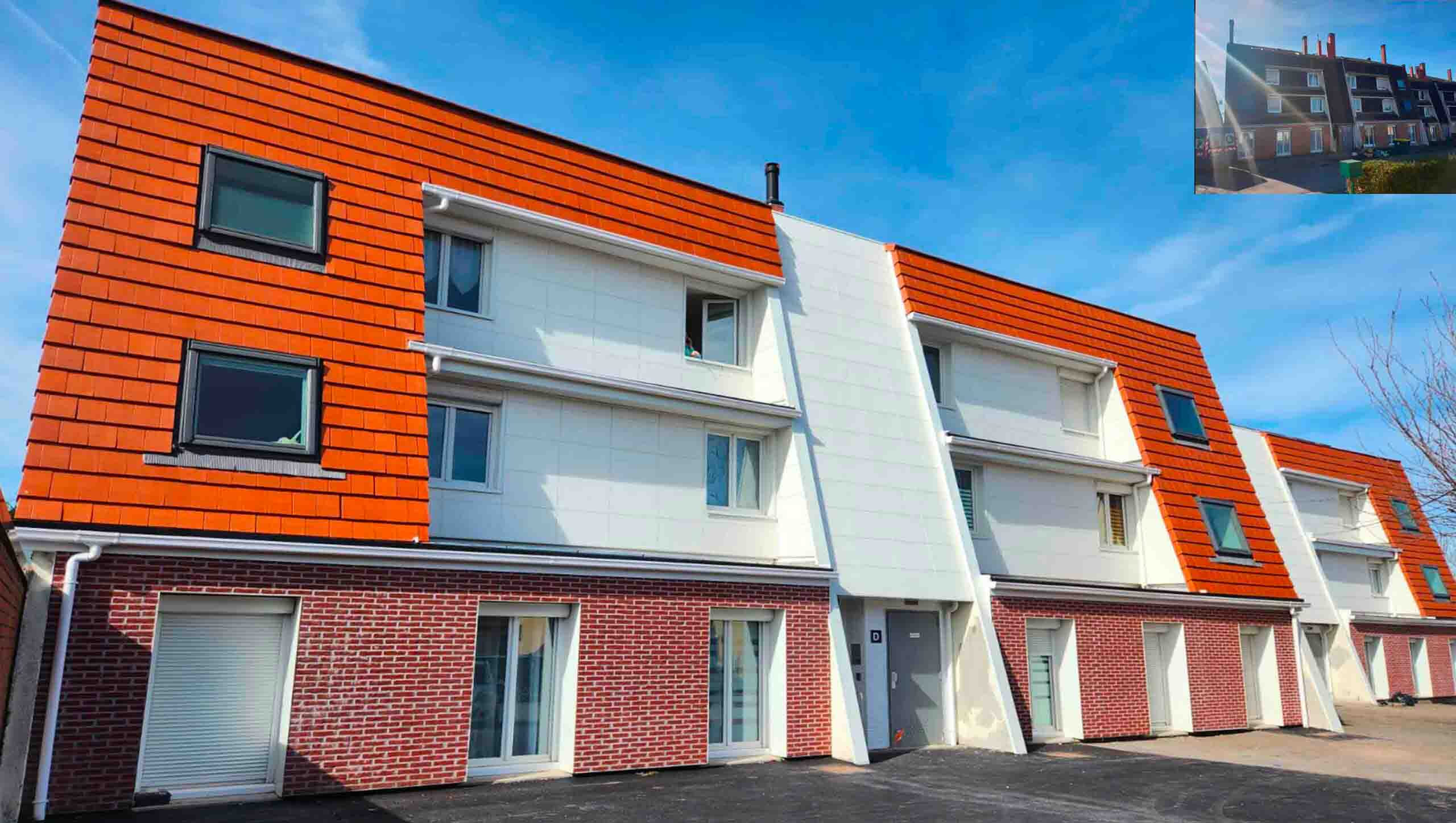 Architecte Lille - Réhabilitation de 32 logements collectifs